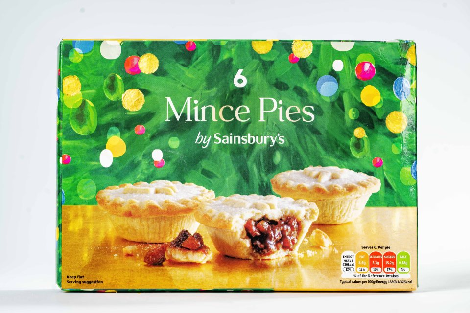 At Sainsbury's, you'll get filling tasting of Christmas spice and with a pleasant hint of booze