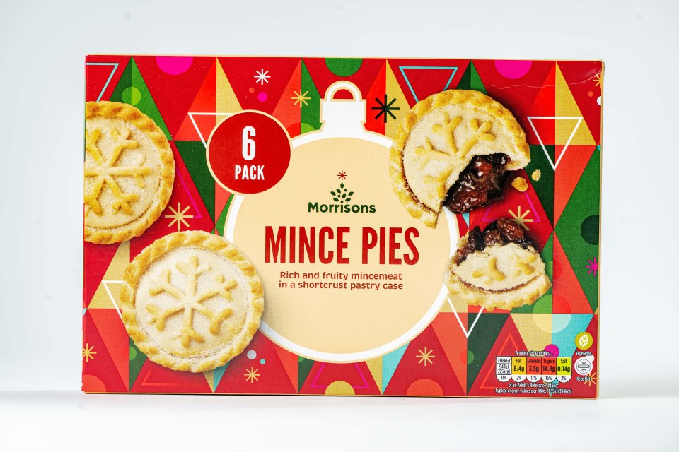 Rosie found Morrisons' mince pies had a sloppy texture