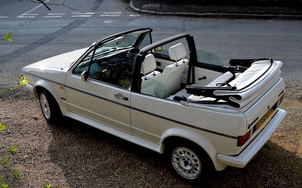 Sir David bought this rare Golf GTi for his partner at the time