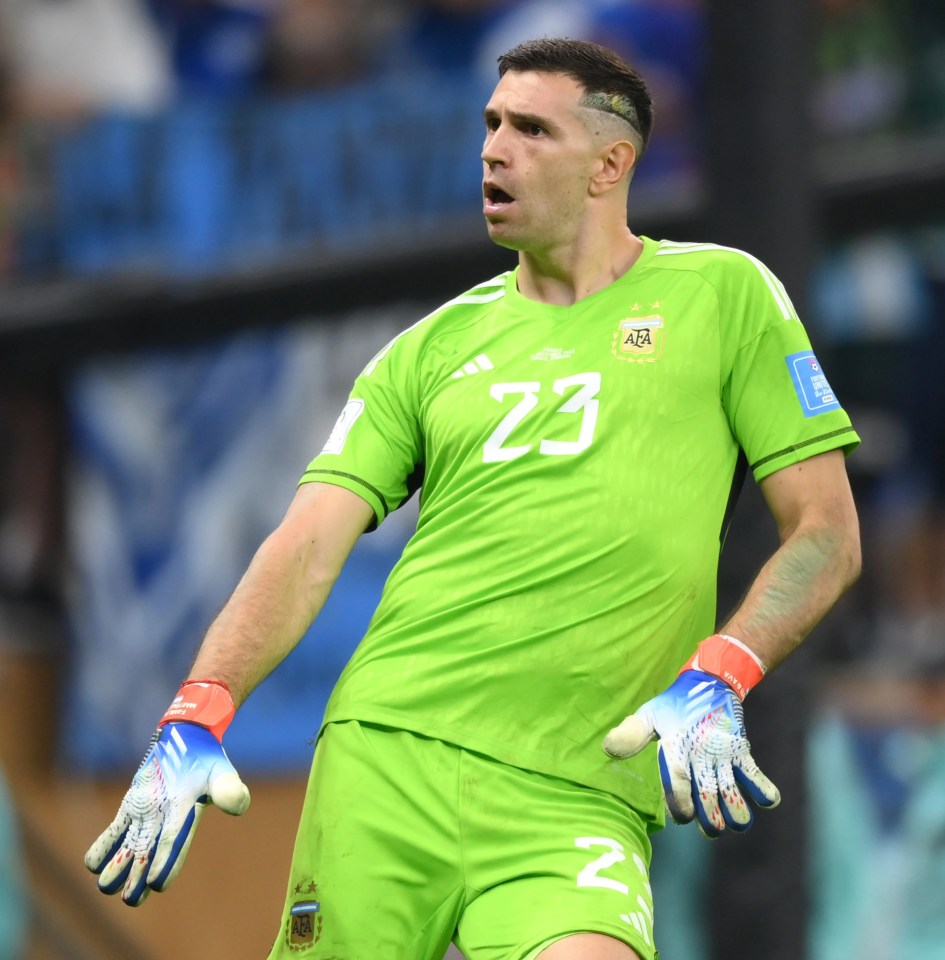 Emi Martinez caused a stir with his behaviour at the World Cup
