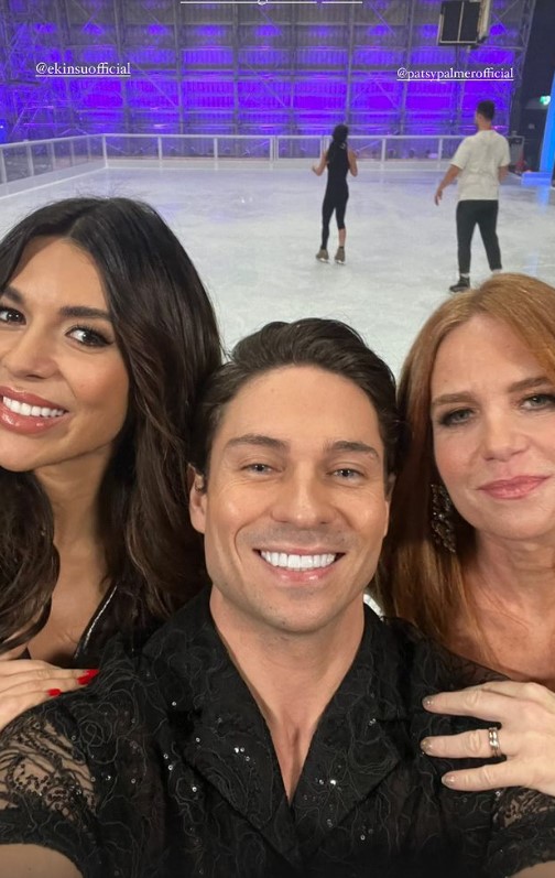 Patsy later reunited with her Dancing On Ice co-stars Ekin Su and Joey Essex