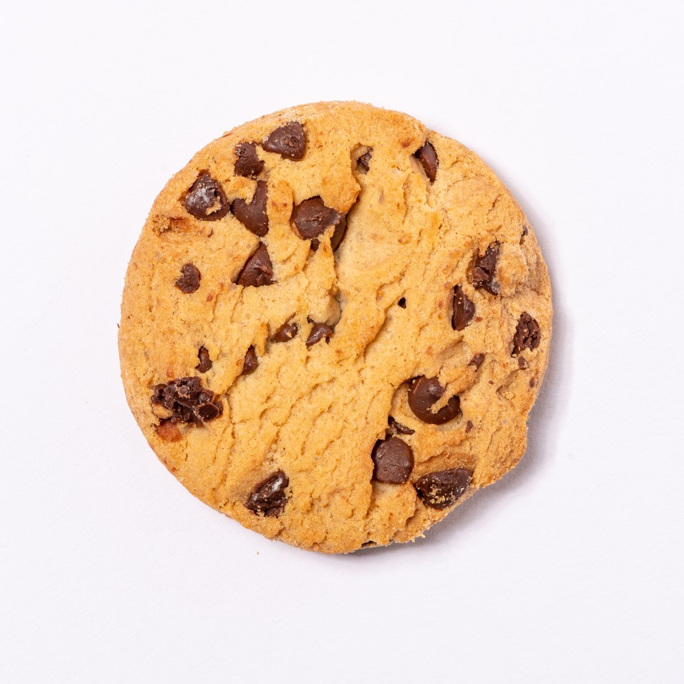 The choc chips go all gooey when you dip them