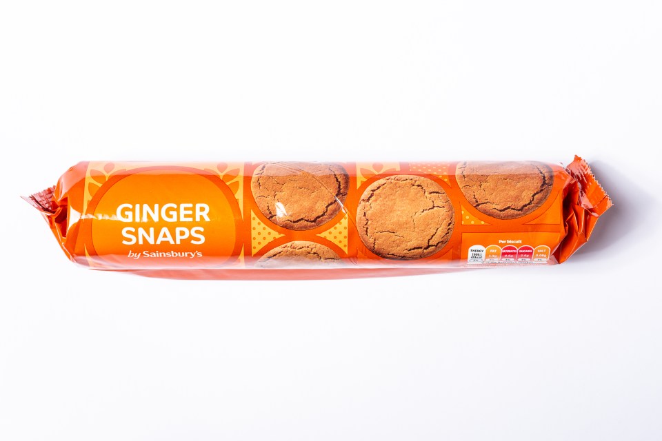 Ginger biscuits are hard to eat, so they were perfect for dunking
