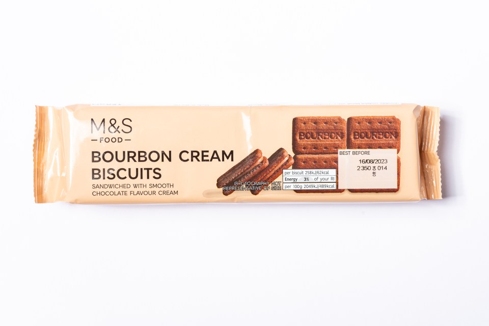 For 40p, these tasty Bourbons were a steal from M&S