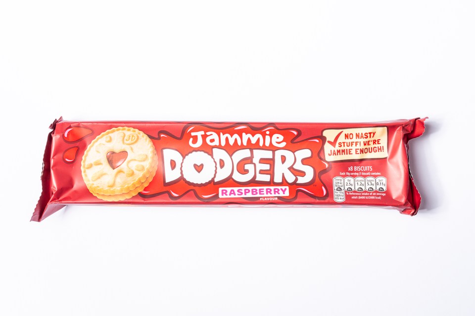 Jammie Dodgers are a fun snack for kids and grown ups too