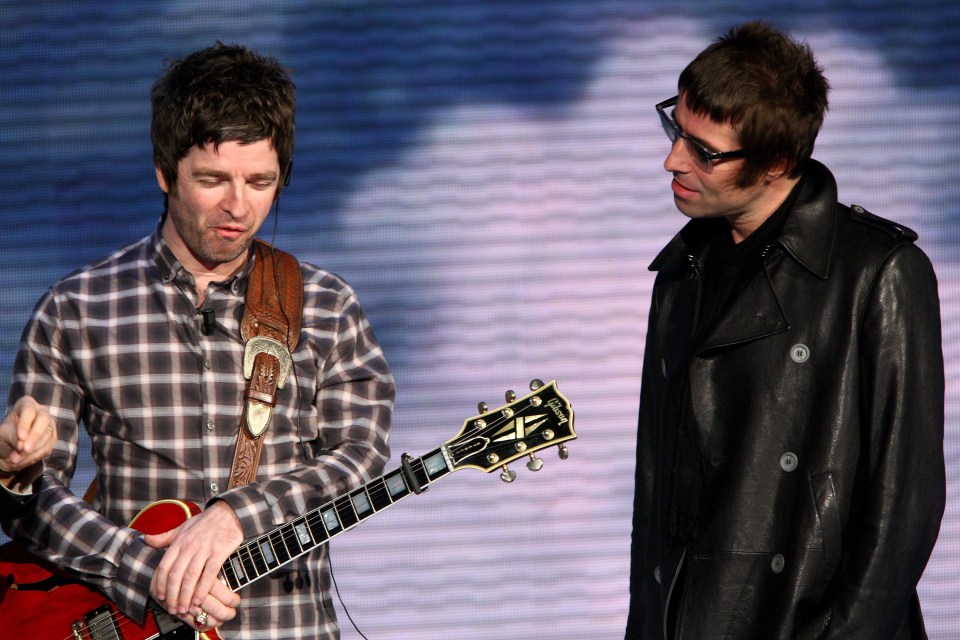 The brothers are getting closer after the breakdown of Noel's, left, marriage