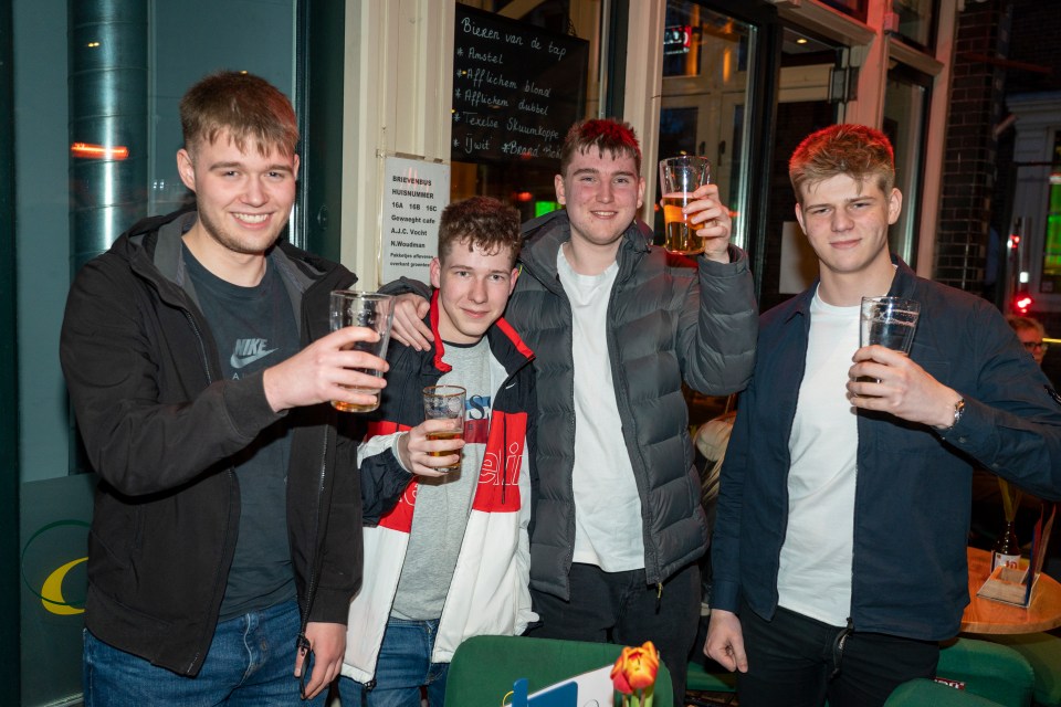 Locals are concerned that the city's shift in attitude could impact the area economically - pictured Jack Elwers, Thomas Hodgson, Dudley Ingleby and Max Turnball