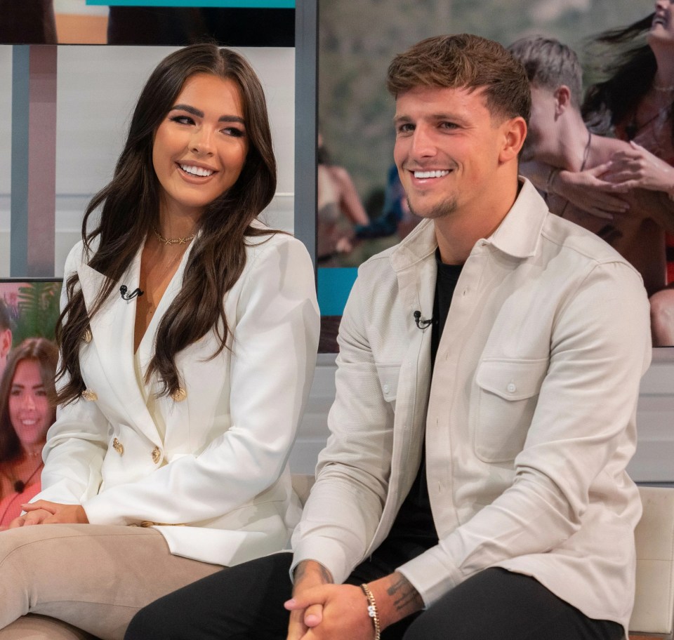 Gemma appearing with Luca in August after last year's Love Island