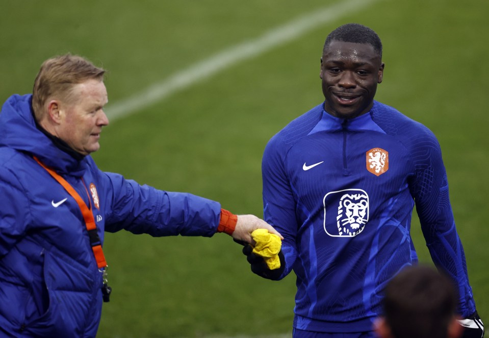 Ronald Koeman has not talked up Ajax forward Brian Brobbey