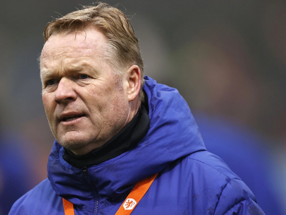 Ronald Koeman has lost five members of his squad to a virus