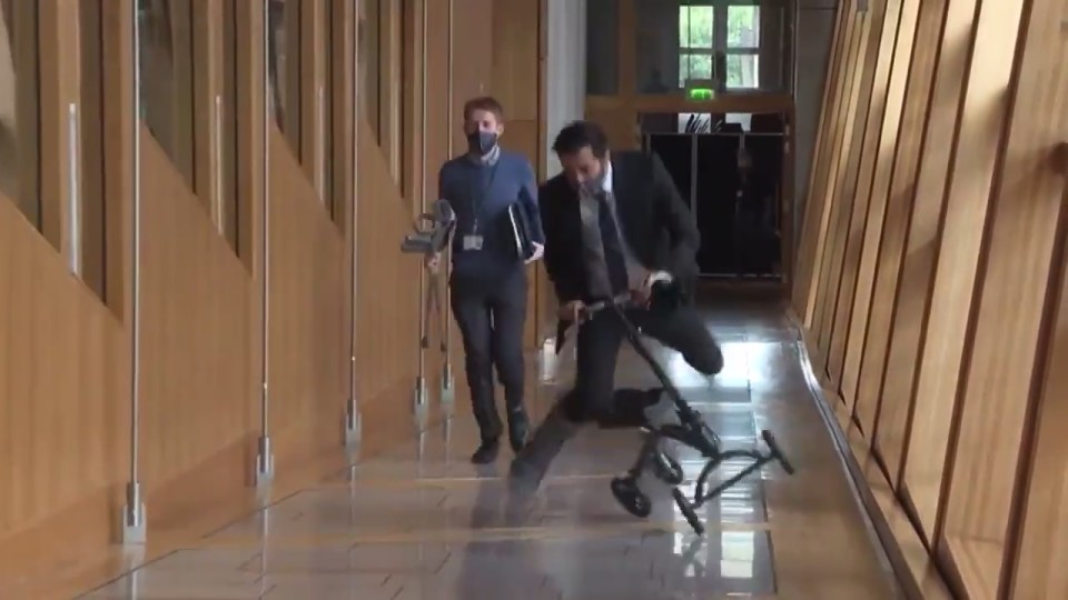 Yousaf hits the deck in Scottish Parliament