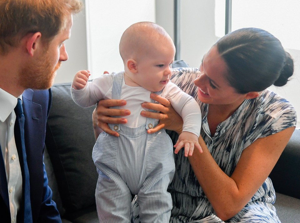 Archie is now Prince Archie following his grandad's accession to the throne