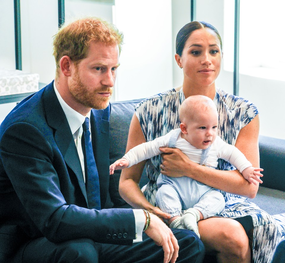 Harry and Meghan's son Prince Archie has his own page on the Royal Family website