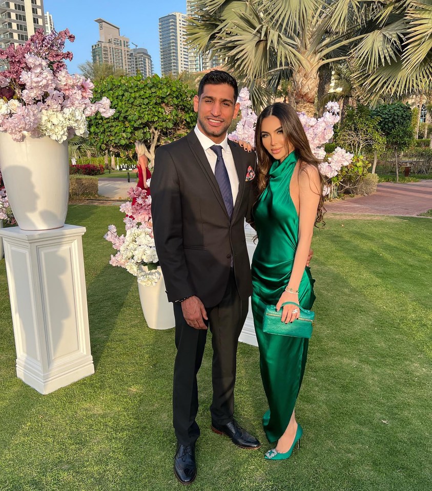 EROTEME.CO.UK.F.OR UK SALES: Contact Caroline.44 208 374 8542..Picture shows: Amir Khan and Faryal Makhdoom ..NON-EXCLUSIVE .Date: Wednesday 23rd March 2022.Job: 220323UT1 London, UK.EROTEME.CO.UK 44 208 374 8542..Disclaimer note of Eroteme Ltd: Eroteme Ltd does not claim copyright for this image. This image is merely a supply image and payment will be on supply/usage fee only.