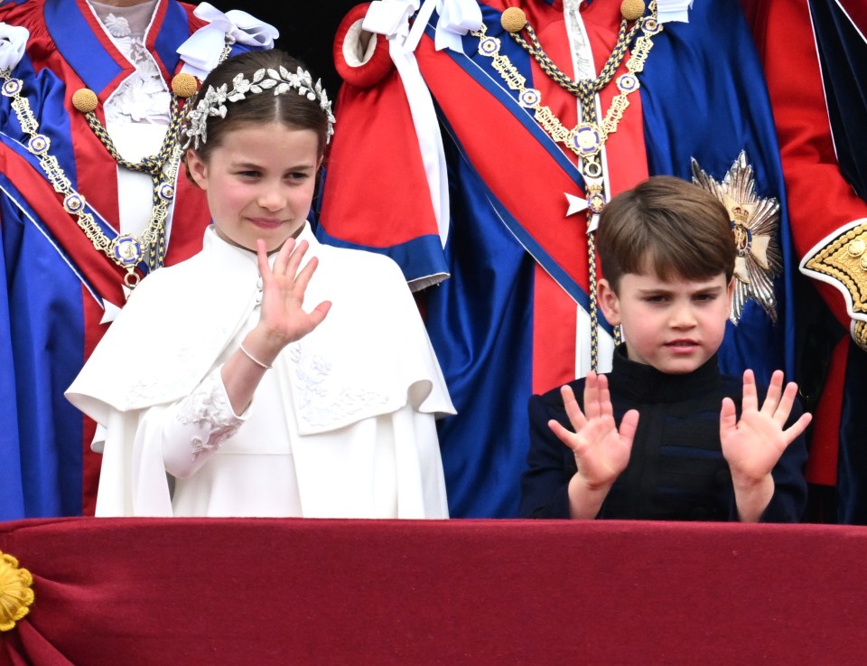 Louis likes to claim the royal limelight on the big occasions