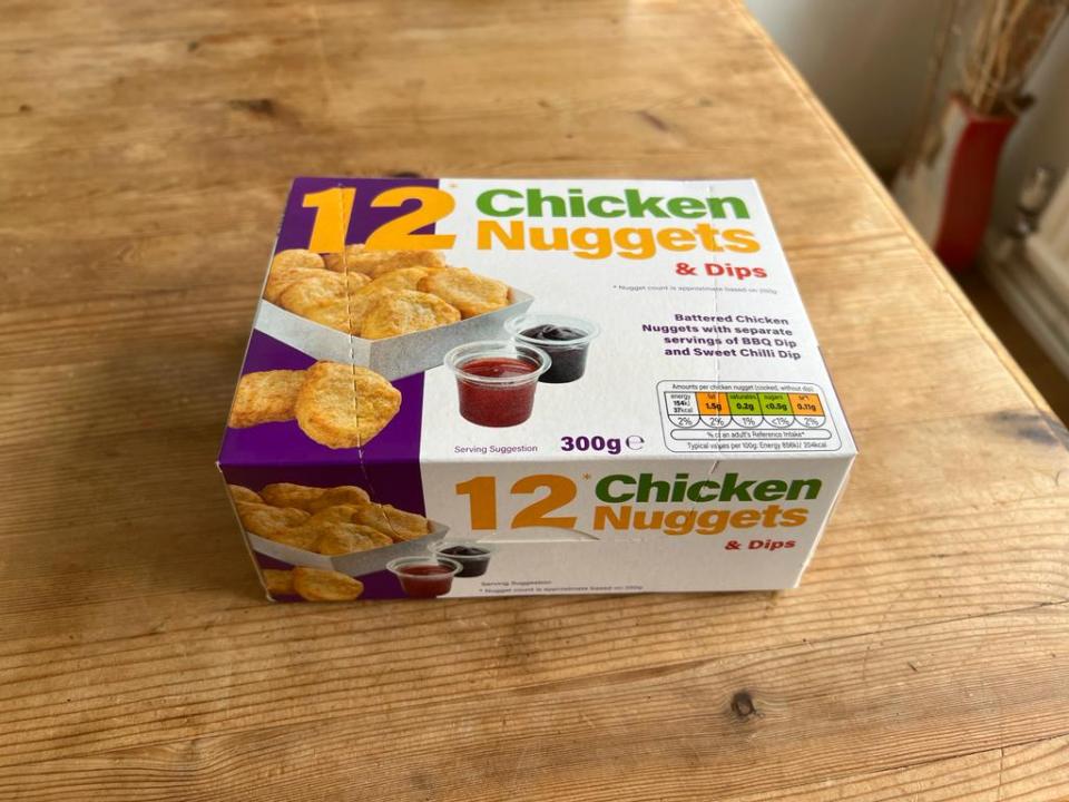 Aldi's nuggets are a bargain at £1.99 for 12