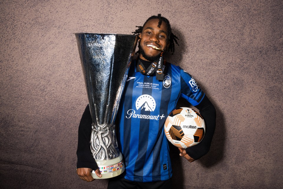 Ademola Lookman netted a hat-trick for Atalanta in the Europa League final