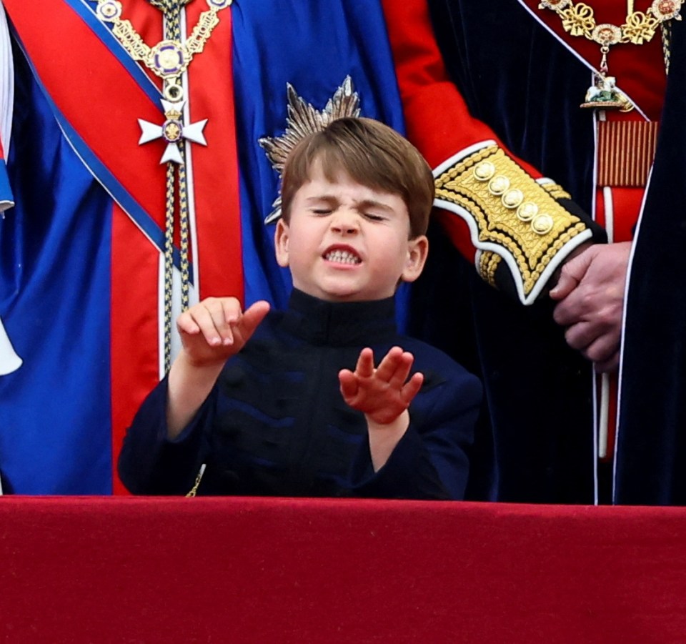 Louis was more restrained on Saturday than at the Queen's Platinum Jubilee