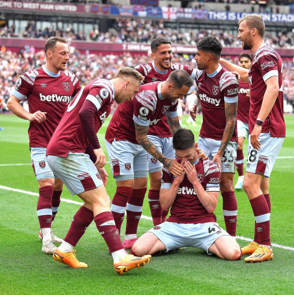 West Ham sealed a comeback win in their final home game of the season