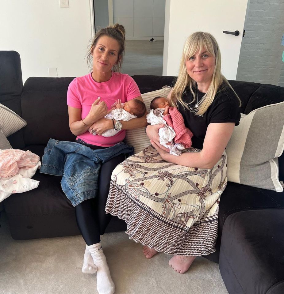 Dani has been posting adorable snaps with her newborn baby daughter's recently since giving birth