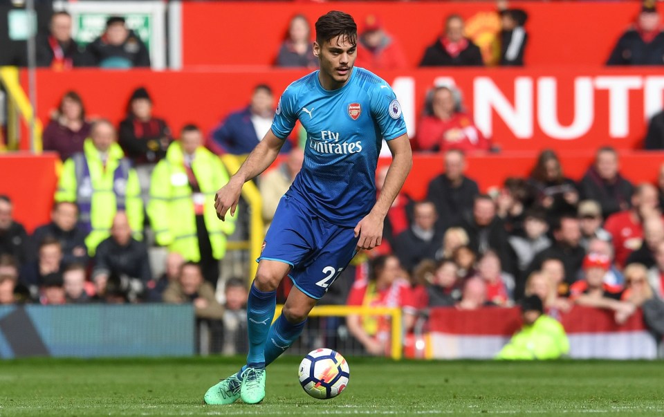 Mavropanos played eight games for Arsenal before he left the club last year