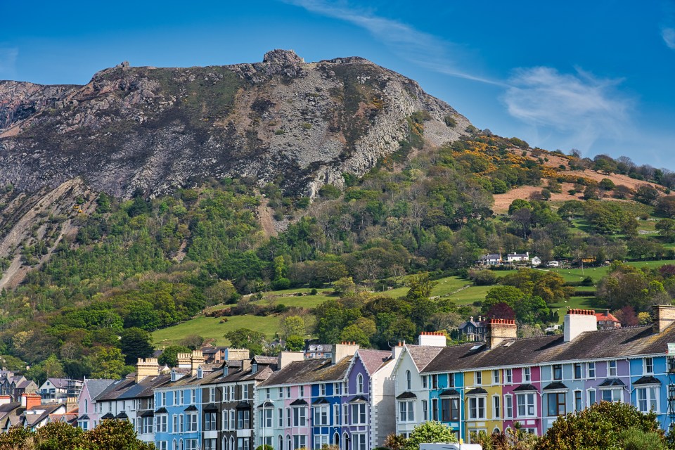 Pastel-coloured Victorian properties add to the allure of Welsh town LLanfairfechan