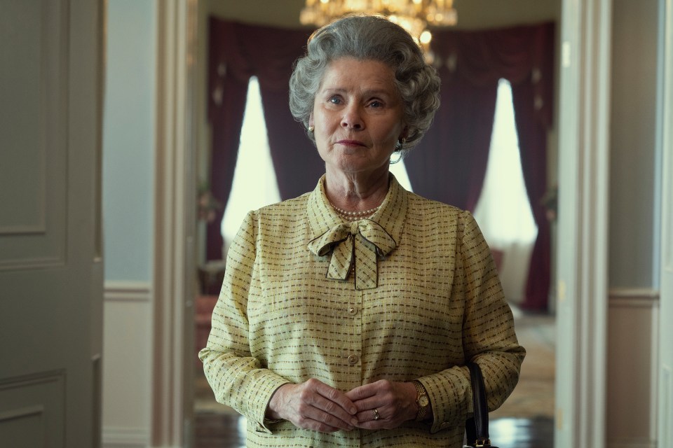 The Crown's 'current Queen' Imelda Staunton will come face to face with her 'former self'
