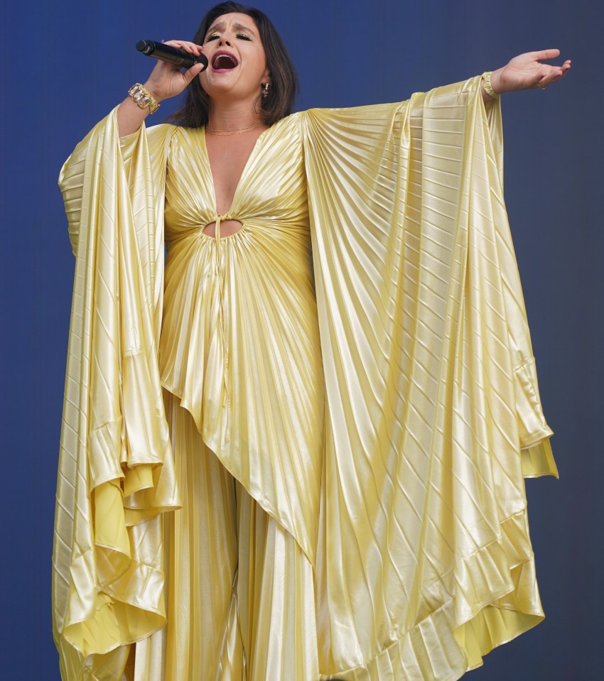Jessie Ware performed at Radio 2 in the Park yesterday