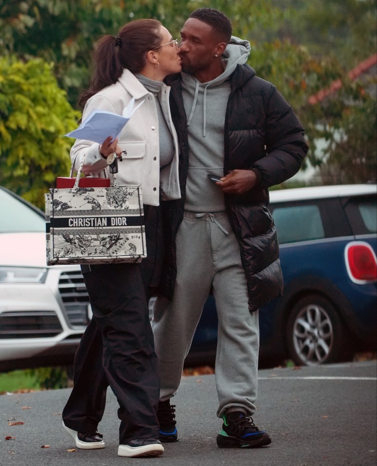 Jermain was seen sharing a kiss with wedding planner Paige Mallabourn­ Edmondson