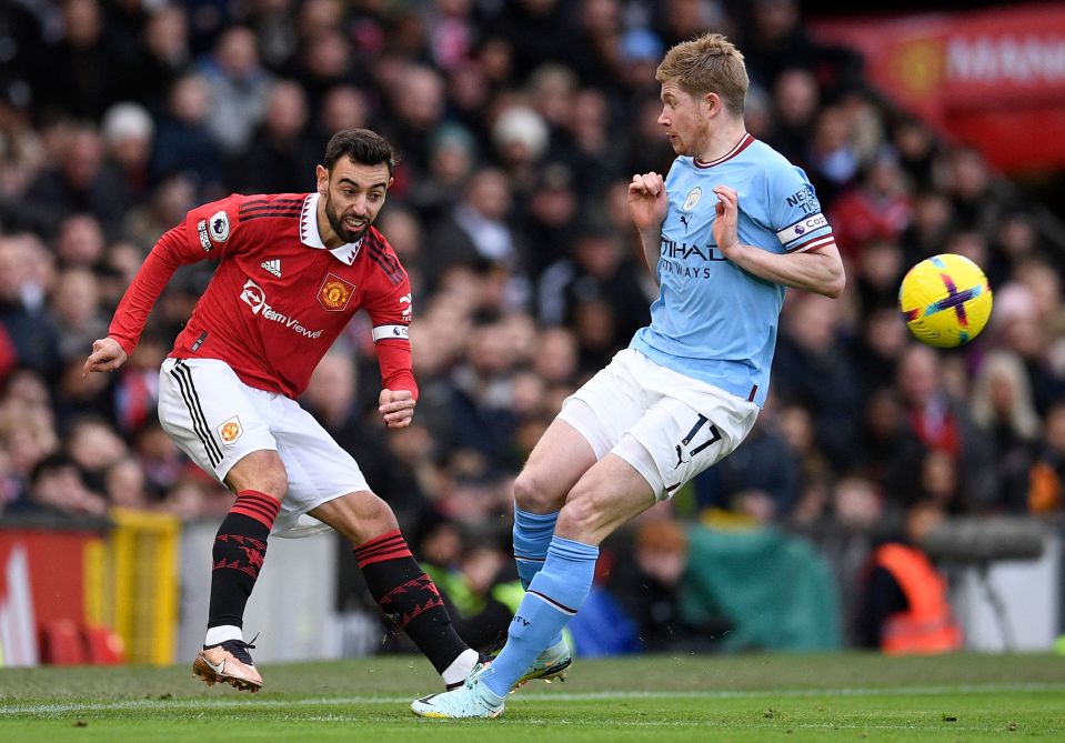 There's only room for one of Bruno Fernandes and Kevin De Bruyne in the combined XI