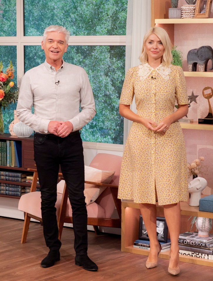 Holly pictured with her former This Morning co-host Philip Schofield
