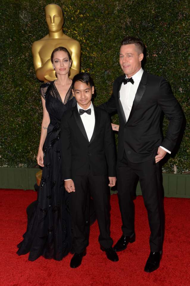The son claims Pitt made his children 'tremble with fear'