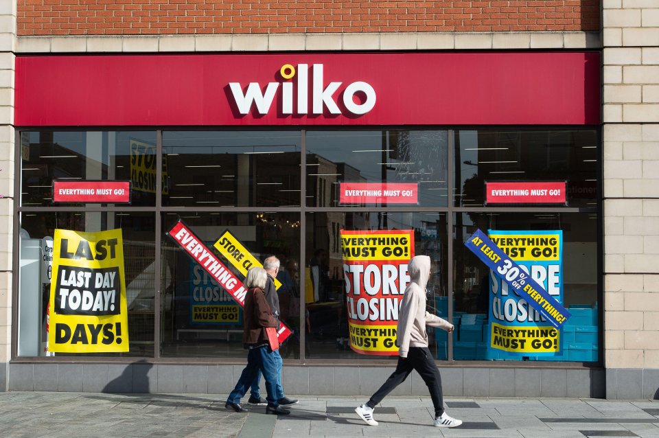 Wilko went out of business this year