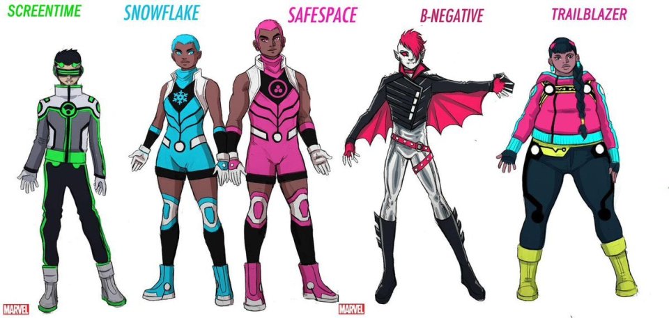 Snowflake, Safespace , , Marvel Comics Characters