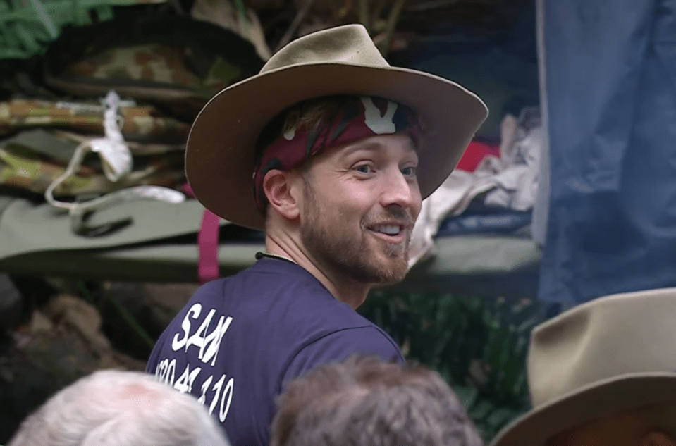 Sam and the boys came back to camp with chocolate, stock cubes and an apron