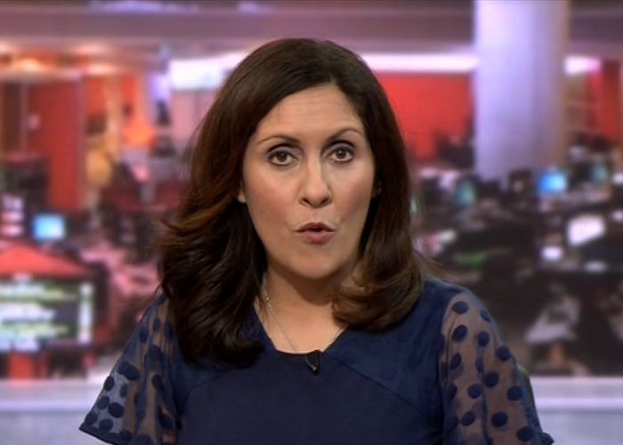 Reacting the scene on social media, one Beeb viewer described the incident as "disgraceful"