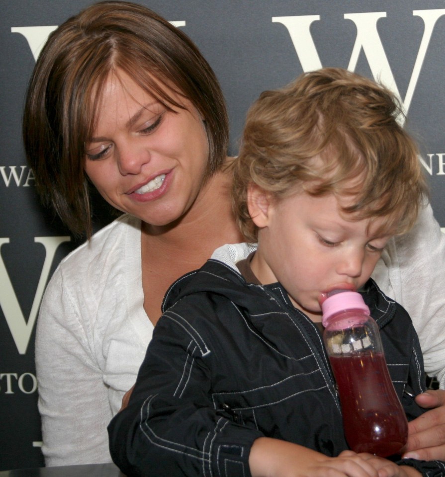 Mandatory Credit: Photo by Shutterstock (587715g) Jade Goody and son Bobby Jack Brazier JADE GOODY BOOK SIGNING AT WATERSTONES IN BRISTOL, BRITAIN - 17 MAY 2006