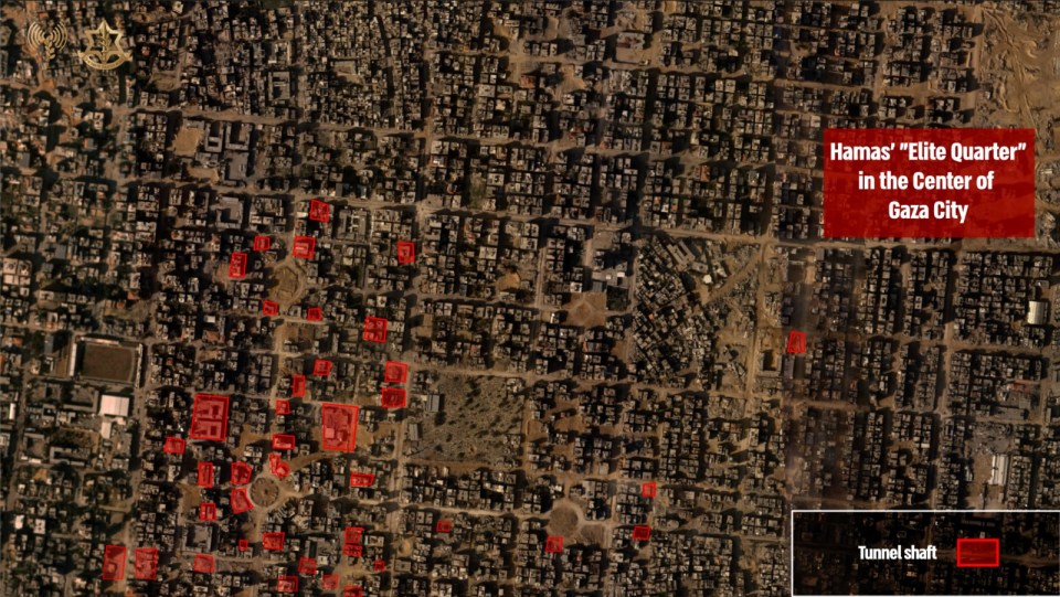 Israel captured Hamas ‘Elite Quarter’ including the terror-tunnel city where they found what the terrorists had been doing underground