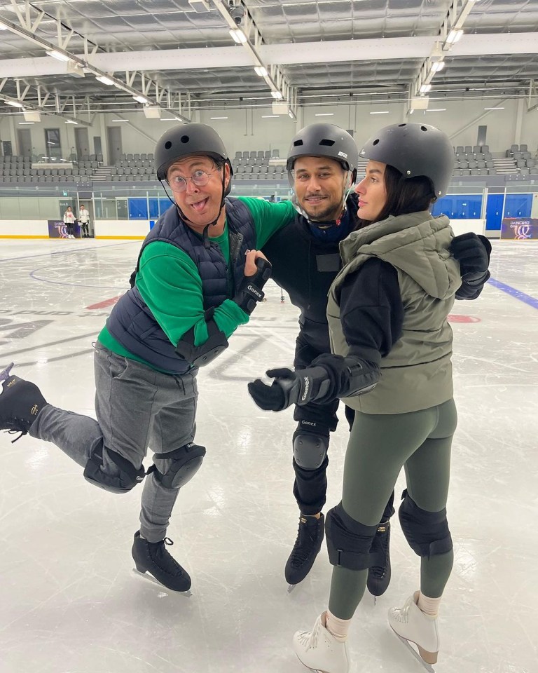 Stephen was forced to withdraw from the competition after breaking his ankle