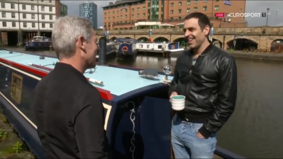 Ronnie said he lived on a boat for 'about seven or eight years'