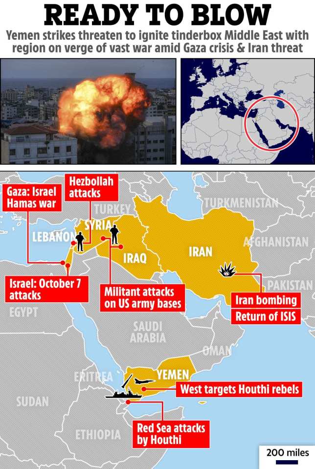 The second wave of Yemeni strikes could be a sign of upcoming global conflict as tensions around the world rise