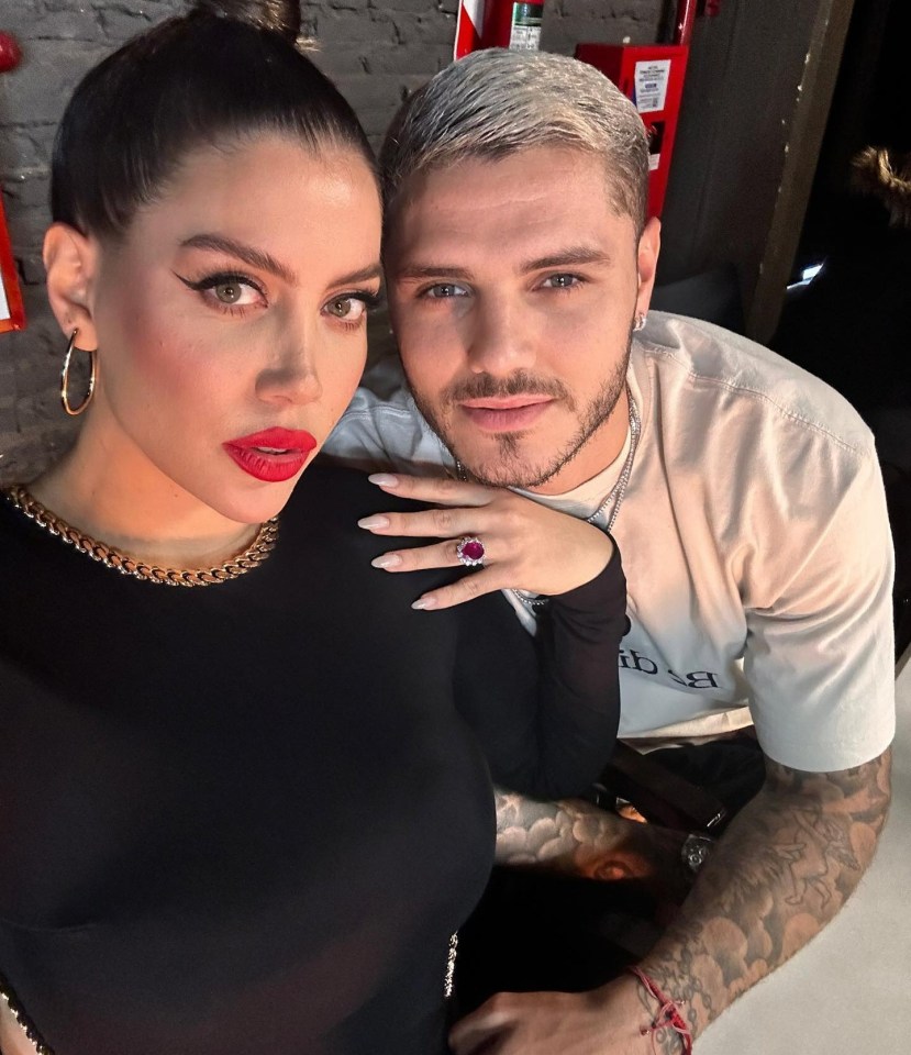 The couple got married in 2014, ending Icardi's life as a bachelor