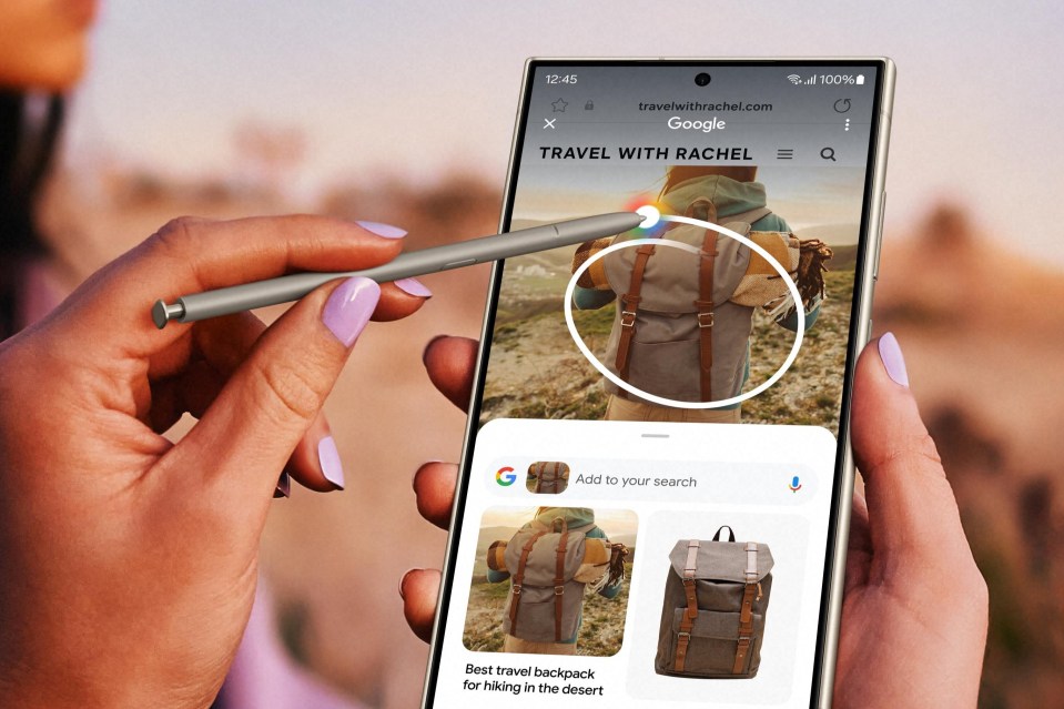 The Galaxy S24 is one of the first phones to receive Circle to Search
