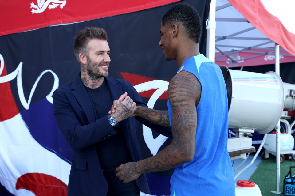 Reds legends David Beckham and Rio Ferdinand have also been in contact with Rashford