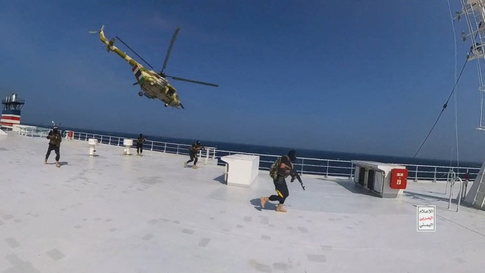 In November Houthi military helicopter hijacked a Cargo ship owned by an Israeli billionaire