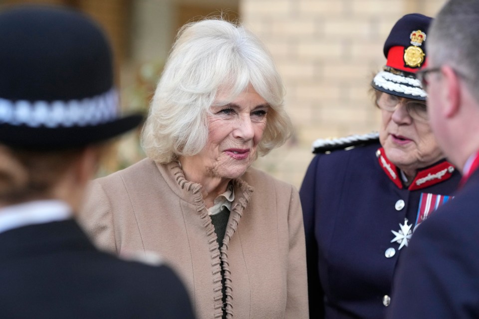 There the Queen told well-wishers her husband 'is fine'