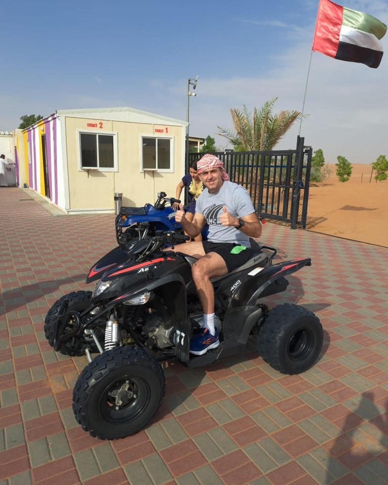 In 2022, Ronnie spent Christmas Day on a quad bike