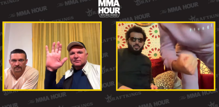 Fury stormed out after the spat