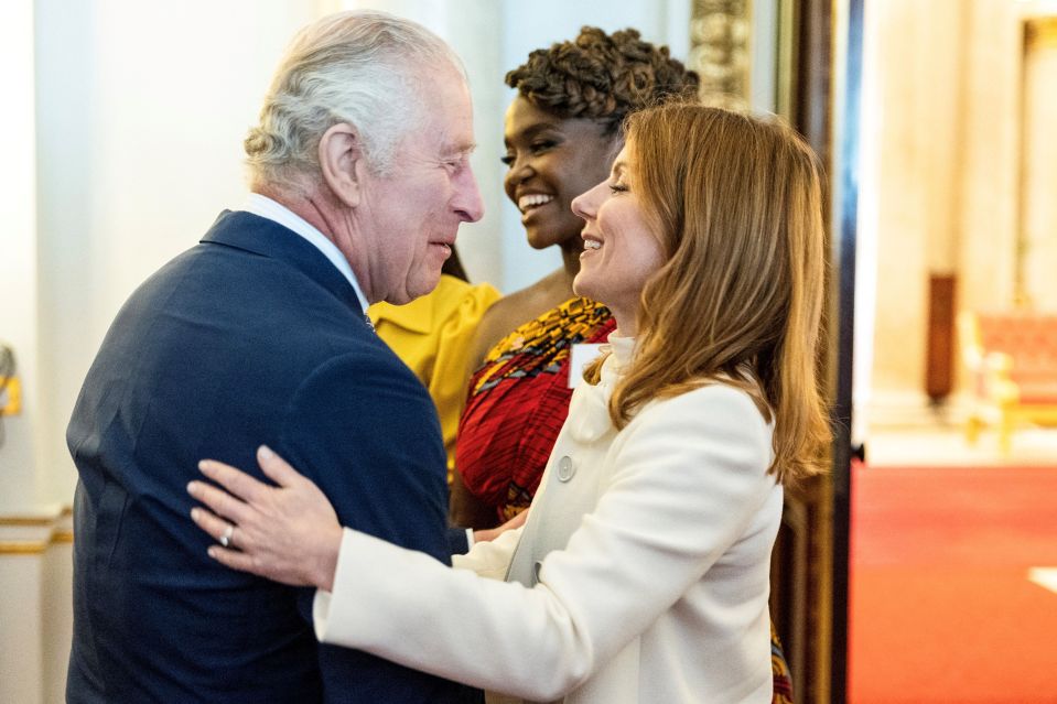 Geri has become a good friend of King Charles