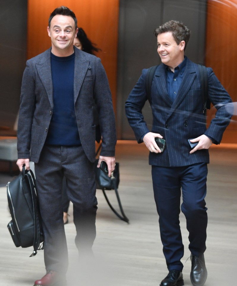 Both stars seemed in high spirits just hours after the news broke about Ant's impending fatherhood